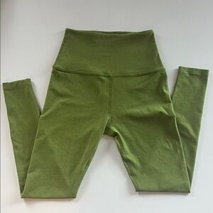 Beyond Yoga High Rise Fern Green Heathered Leggings
